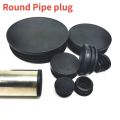 Round Steel Pipe Plastic Hole Plug Insert End Cap Furniture Chair Leg Cover Metal Tubing Alloy Ladder Glide Protection.