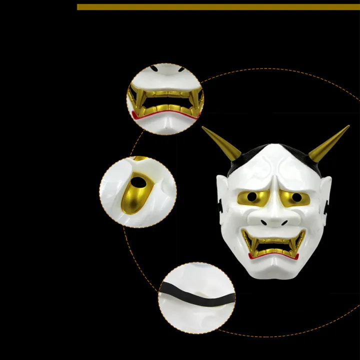 Hallowmas%20Horror%20Spoof%20Mask%20Japanese%20Prajna%20Ghost%20Cartoon%20Lanling%20King%20Mask%20for%20Cosplay%20Decoration%20-%20Image%205