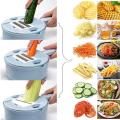 Goglor Vegetable Slicer Cutter with 6 Blades 8 Functions, Veggie Spiralizer Cutter and Shredder.