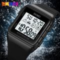SKMEI Japan Digital movement Menport Watches Military Countdown Alarm Clock 5Bar Waterproof LED Light Wristwatch.