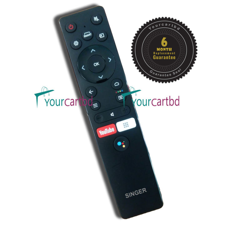 Singer Smart TV Remote Control Singer Voice Command TV Remote Control