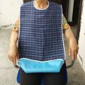 Adult Waterproof Adult Mealtime Bib Cloth Protector Clothes Bib Cook Protector Tool Aid Cook Dining Clothes Disability Aid Apron. 