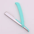 Barber Shaving Razor Blade Folding Shaving Knife ABS Straight Hair Cut Razors Holder Beard Shaver Tools 1 Pcs + 10 Blades 74#.