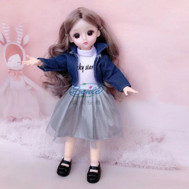 %E3%80%90The%20road%20to%20happiness%20Store%E3%80%91New%2022%20Movable%20Joints%20BJD%20Doll%2031cm%201/6%20Makeup%20Up%20Cute%20Dolls%20With%20Handmade%20Fashion%20Dress%20Beauty%20Toys%20For%20-%20Image%205