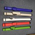 Billiards Pool , Hard Pool 1/2 Holder, Durable PU Leather Pouch, Portable Billiard Rod Organizer, Professional Snooker. 