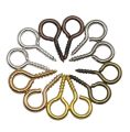 200pcs Small Tiny Mini Eye Pins Eyepins Hooks Eyelets Screw Threaded Gold Silver Clasps Hooks Jewelry Findings For Making DIY. 