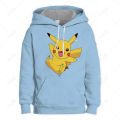 2023 New Pokemon Gengar Pikachu Kids Hoodies Sweatshirt Tracksuit Sports Sweatshirt Winter Retro Harajuku Case Loose Jumper. 