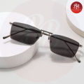 Sunglasses 2023 Fashion Small Box Metal Frame Rectangle Glasses The New Vintage Men.
