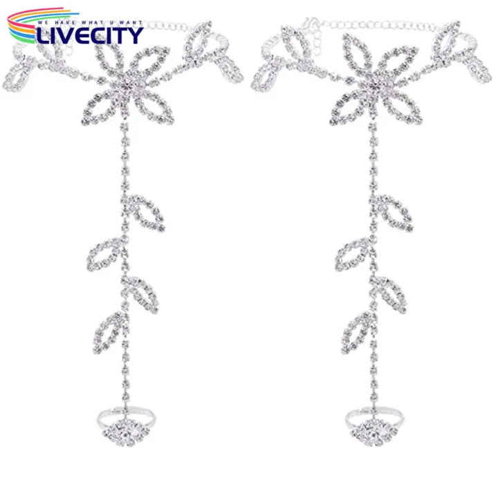 Beach%20Anklet%20Fine%20Workmanship%20Leaves%20Shape%20Ankle%20Bracelet%20with%20Toe%20Ring%20-%20Image%204