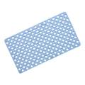 Non-slip Bathroom Shower Bath Mat Suction Cup Bathtub Mat 30x17inch White. 