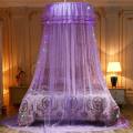 Mesh Hung Dome Mosquito Net Bed Canopy Princess Decor Fits Crib Twin Double Full Queen Bed Kids Baby Girls Cartoon Canopy.