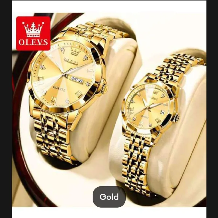 Olevs%209931%20Luxury%20Fashion%20Stainless%20Steel%20Imported%20Wuartz%20couple%20Man%20for%20women%20watch%20-%20Image%203
