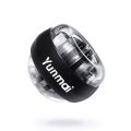 LED Gyroball Essential Spinner Gyroscopic Forearm Exerciser Gyro Ball - black. 