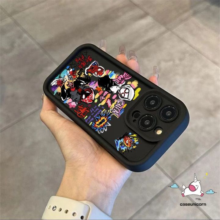 Angel%20Eye%20Trendy%20Brand%20MARVEL%20Spider-Man%20Couples%20Case%20For%20Redmi%2012%209%20A1%209T%209C%209A%2010C%2012C%2010A%20A2%20Note%2012%2011%209%208%2010s%2010%20Pro%20Max%20Mi%2011%2012%20Lite%20Poco%20M3%20X5%20C55%20Fashion%20Soft%20Cover%20-%20Image%207