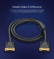 UGREEN VG101 (11634) VGA Male To Male Cable - 15M - Support 1080P FHD - Interference Protection - Broadly Compatible - Compatible for: ‎Projector, Monitor, Personal Computer. 