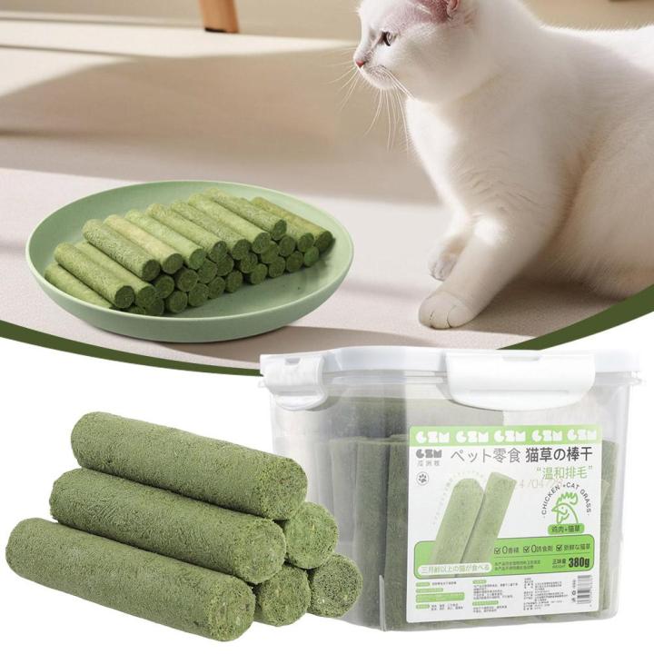 60/80%20pcs%20Cat%20Grass%20Teeth%20Grinding%20Stick%20Pet%20Snacks%20Hairball%20Removal%20Mild%20Hair%20Row%20Ready%20To%20Eat%20Cat%20Teeth%20Cleaning%20Sticks%20-%20Image%203