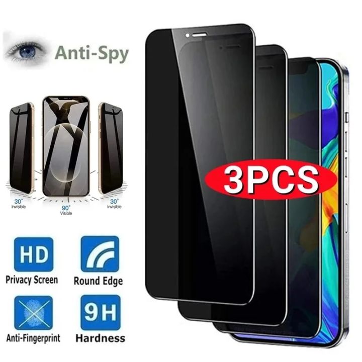 3pcs Privacy Screen Protector For Motorola Moto G 5G 2024 2023 2022 Private Temp