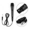 Microphone For Speaker Vocal Microphone For Karaoke With On/Off Switch Includes 14.8ft XLR To 1/4'' Connection Black.
