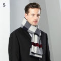 【Pioneer Gong】High Quality Pure 100% Wool Men Scarf Soft Warm Cashmere Muffler Male Autumn Winter Shawl Business Scarf Chrismas Gift Boy.