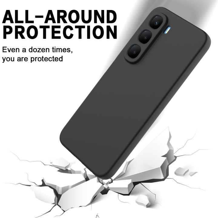 Infinix%20Hot%2060%20Pro%20Plus%20Silicone%20Matte%20Flexible%20Soft%20Phone%20Case%20-%20Black%20-%20Phone%20Back%20Cover%20-%20Image%202