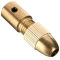 14 Small Electric Drill Chuck 0.5-3mm Electric Mill Copper Chuck Micro-Torque Drill Chuck Set (Hexagonal Wrench).
