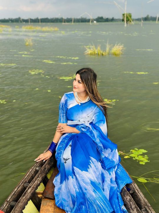 Elegant & Stylish Premium Soft Chandury Silk Saree for Women Without Blouse Piece Fashionable and Comfortable - Suitable for Any Season