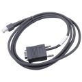 Serial Cable CBA-R01-S07PAR for Symbol Barcode Scanner LS2208 6.5Feet. 