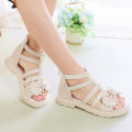 Girls Sandals Summer Fashion Princess Shoes Summer 2023 New Styles for Medium and Big Kids Exposed Little Girls Student Roman Shoes. 