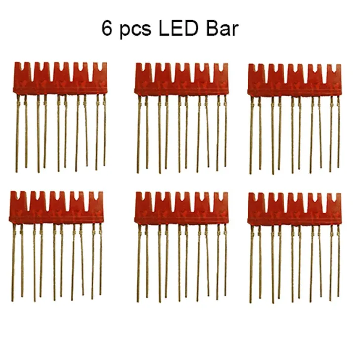 LED 5x1 RED LED BAR LIGHT USE FOR AUDIO SPECTRUM LED LIGHT 6 pcs ...