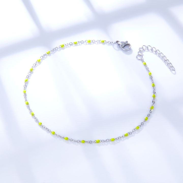 LUXUSTEEL%20Bohemian%20Green%20Blue%20Yellow%20Beads%20Chain%20Anklets%20Stainless%20Steel%20Summer%20Ankle%20Bracelet%20Body%20Jewelry%20Gifts%20For%20Women%20Girl%20-%20Image%208