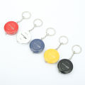 Compact Retractable Measuring Tape with Keychain 150CM Multi-Color Portable Tool. 