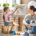 Drawing easel paper Paper Roll- Poster Paper Craft Paper Roll White Wrapping Paper for craft paper roll Drawing paper. 