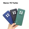 Realme Narzo 70 Turbo Silicon Protective Airbag Bumper Transparent Back Side Clear Phone Case For Realme Narzo70 Turbo Back Cover.