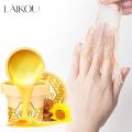 LAIKOU 120g Milk Honey Hand Msk Whitning Moisturizing Repair Exfoliating Calluses Hand Wax Filming Anti-Aging Hand Cream. 