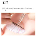 RONSHIN Makeup Professional Eyelash Tweezers 3D Volume Eyelash Extension Tweezer Fan Lash Eyebrow Tweezers. 