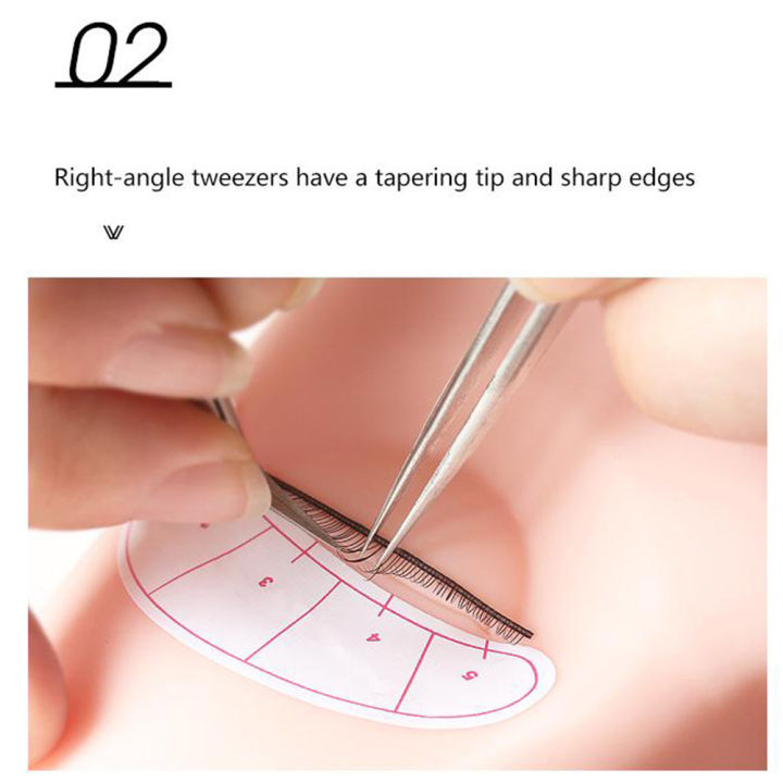 RONSHIN%20Makeup%20Professional%20Eyelash%20Tweezers%203D%20Volume%20Eyelash%20Extension%20Tweezer%20Fan%20Lash%20Eyebrow%20Tweezers%20-%20Image%205