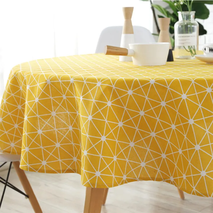 120/150cm%20Round%20Tablecloth%20Washable%20Table%20Cloth%20Decorative%20Table%20Cover%20Indoor%20Holiday%20Home%20Christmas%20Party%20Picnic%20Dining%20Room%20-%20Image%204
