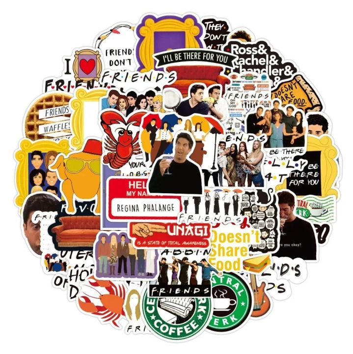 10/30/50PCS%20Friends%20TV%20Show%20Cartoon%20Stickers%20Car%20Bike%20Travel%20Luggage%20Guitar%20Laptop%20Waterproof%20DIY%20Funny%20Stickers%20Classic%20Toys%20-%20Image%202