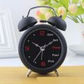 Metal Twin Bell Alarm Clock with Backlight and Loud Ringer. 