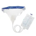 Reusable Male Urine Bag Urinal with 2 Portable Bags Collector 110cm Catheter for Women and Men. 
