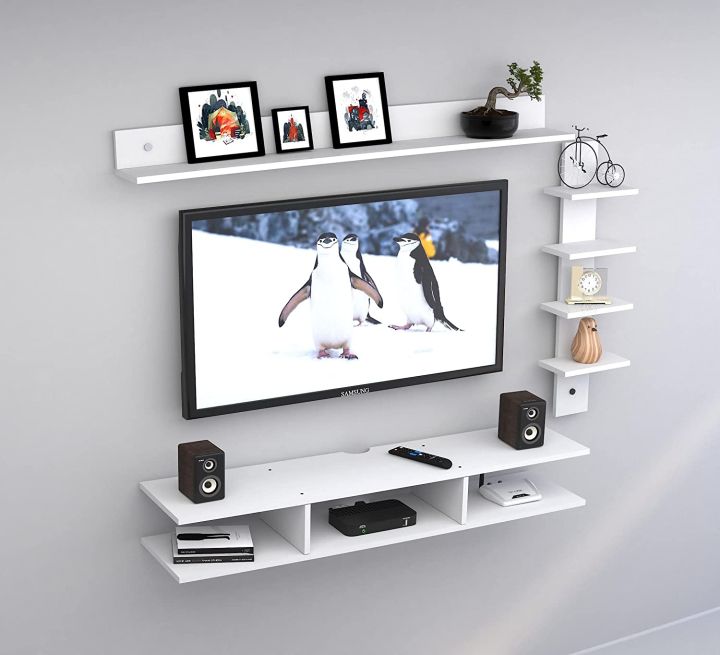 TV%20Entertainment%20Unit/TV%20Cabinet/Wall%20Mounted%20TV%20Unit/TV%20Stand%20for%20Wall/TV%20Stand%20Unit%20Wall%20Shelf%20for%20Home%20Living%20Room(White)%20-%20Image%203