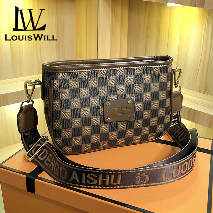 LouisWill Fashion Women Bags Large Capacity Bag Crossbody Bag Sling Shoulder Bag Vintage Bags Printed Bag Hand Bag Travel Bag for Women Ladies Girls