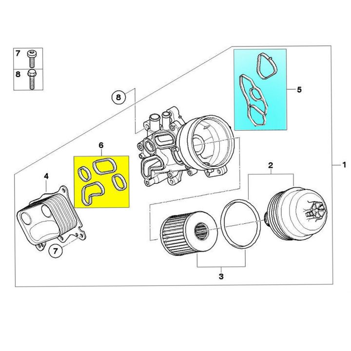Oil%20Cooler%20Gasket%20Seal%20with%20Filter%20Housing%20Set%20for%20Mini%20Cooper%2007-16%20-%20Image%205