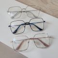 Fashion Metal Frame Glasses Girls Student EyeGlasses Blue Light Blocking Computer Glasses Women Clear Glasses. 