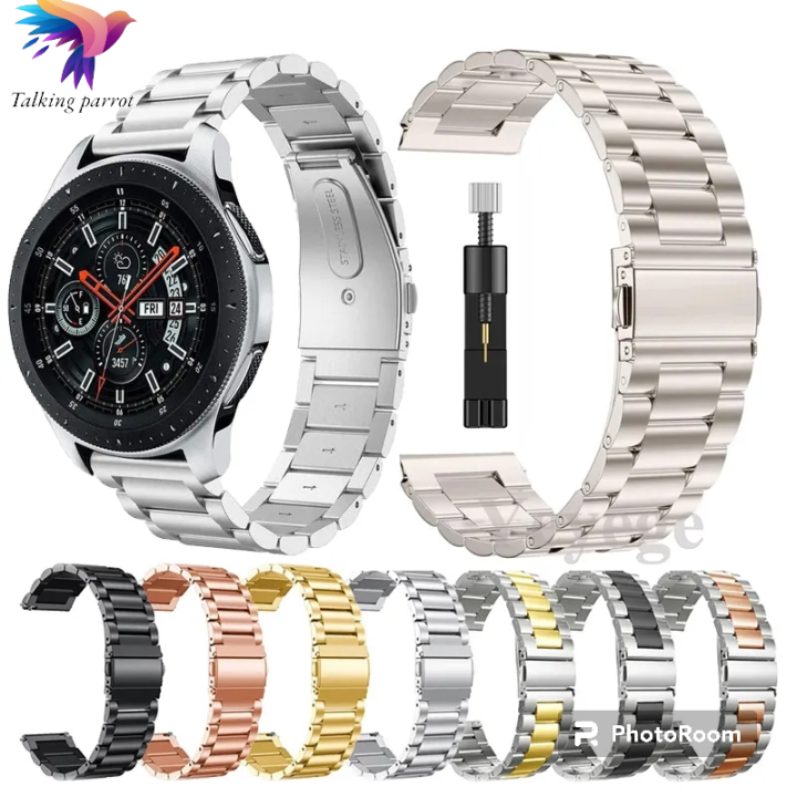 Watch Strap 20mm 22mm metal straps For Samsung Huawei Amazfit Xiaomi ...