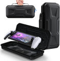 Qiunery Portable Storage Case EVA Hard Shell Shock-Proof Protective Case Storage Bag With Handle Travel Carrying Case Compatible For PS5 Portal Game Console Accessories. 