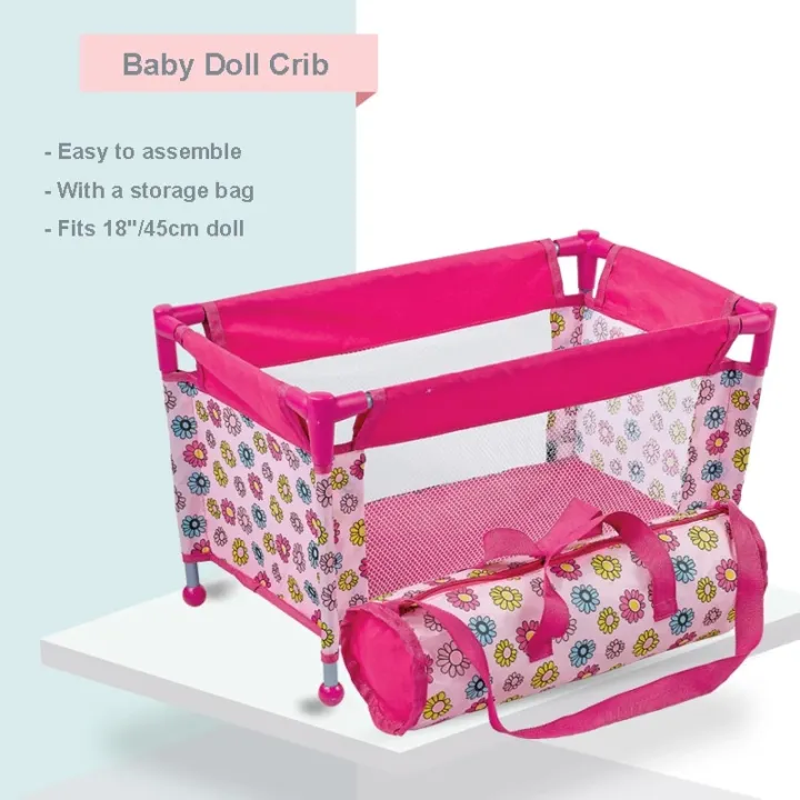 Baby%20Doll%20Crib%20Pack%20and%20Play%20Accessory%20Simulation%20DIY%20Doll%20Bed%20up%20to%2018%20Dolls%20with%20Carry%20Along%20Bag%20Toy%20Gift%20for%20Girls%20and%20Kids%20-%20Image%203