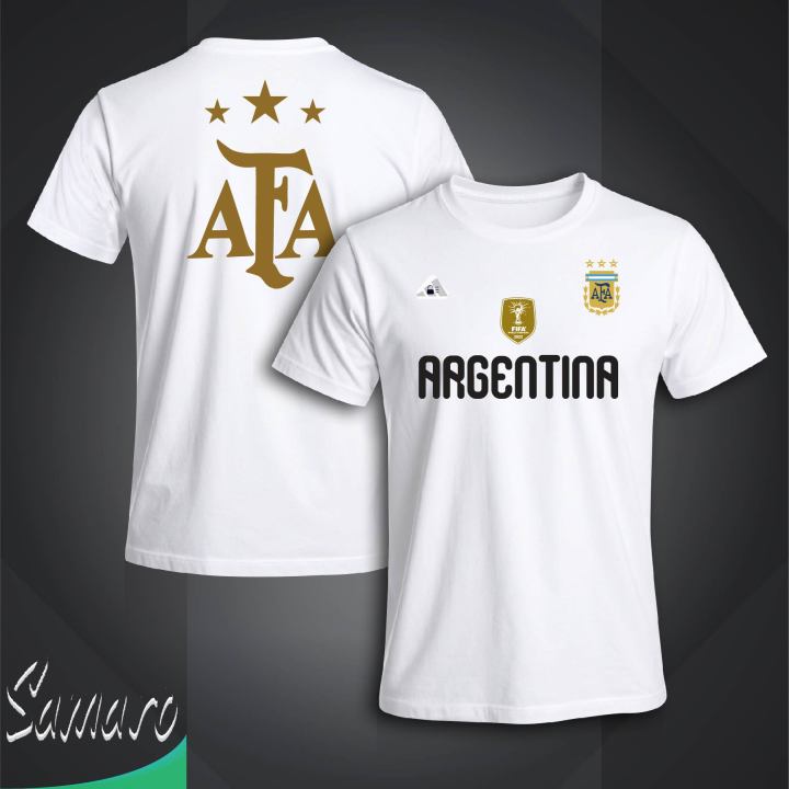 Argentina Short Sleeve Football Jersey For Men - Half Sleeve ATA t shirt - Argentina Jersey