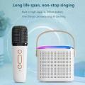 Y1 Wireless Bluetooth Speaker Multifunction with 2 Microphone RGB Portable Music Player Karaoke Machine for Child Home Gift. 