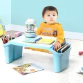 Multi Functional China Baby Reading Table Blue color. Through this table children will be able to study and play.Height: 19cmWidth: 52cmDepth: 26cm. 